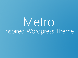Windows 8 metro风格WordPress免费主题